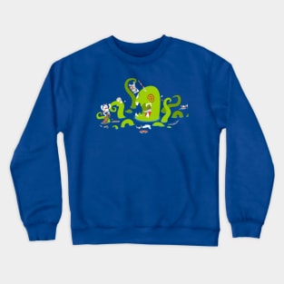 Viking Yetis vs Terry Lord of the Kraken Crewneck Sweatshirt